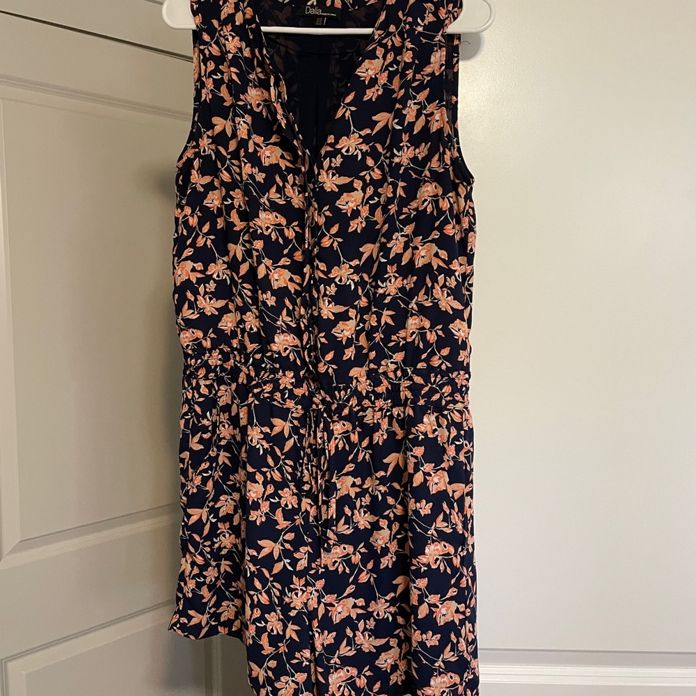 Floral Sleeveless Romper